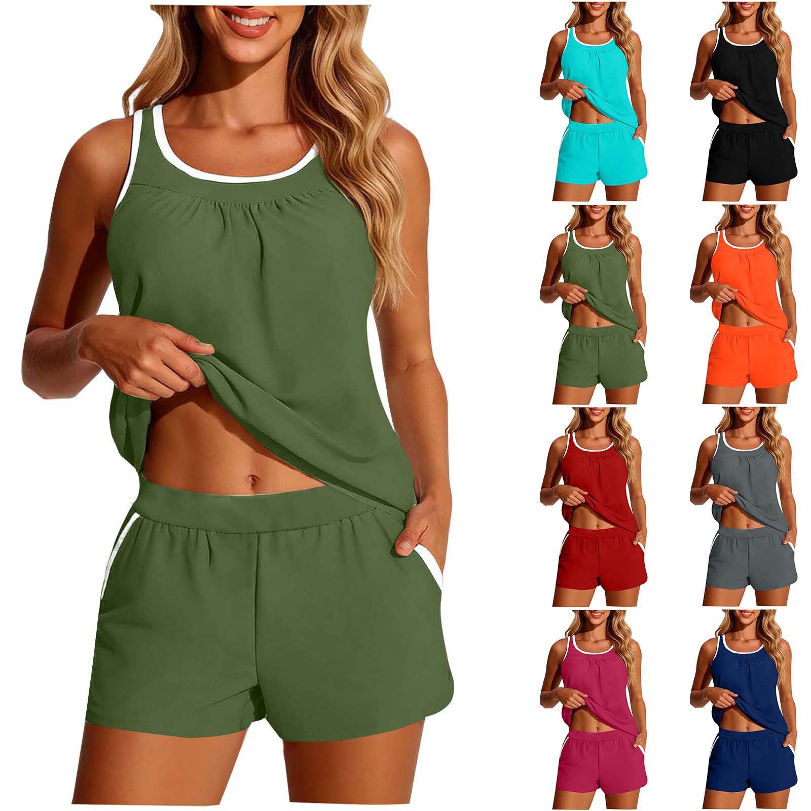 Swimwear - ملابس سباحة نسائية من قطعتين، تانكيني
