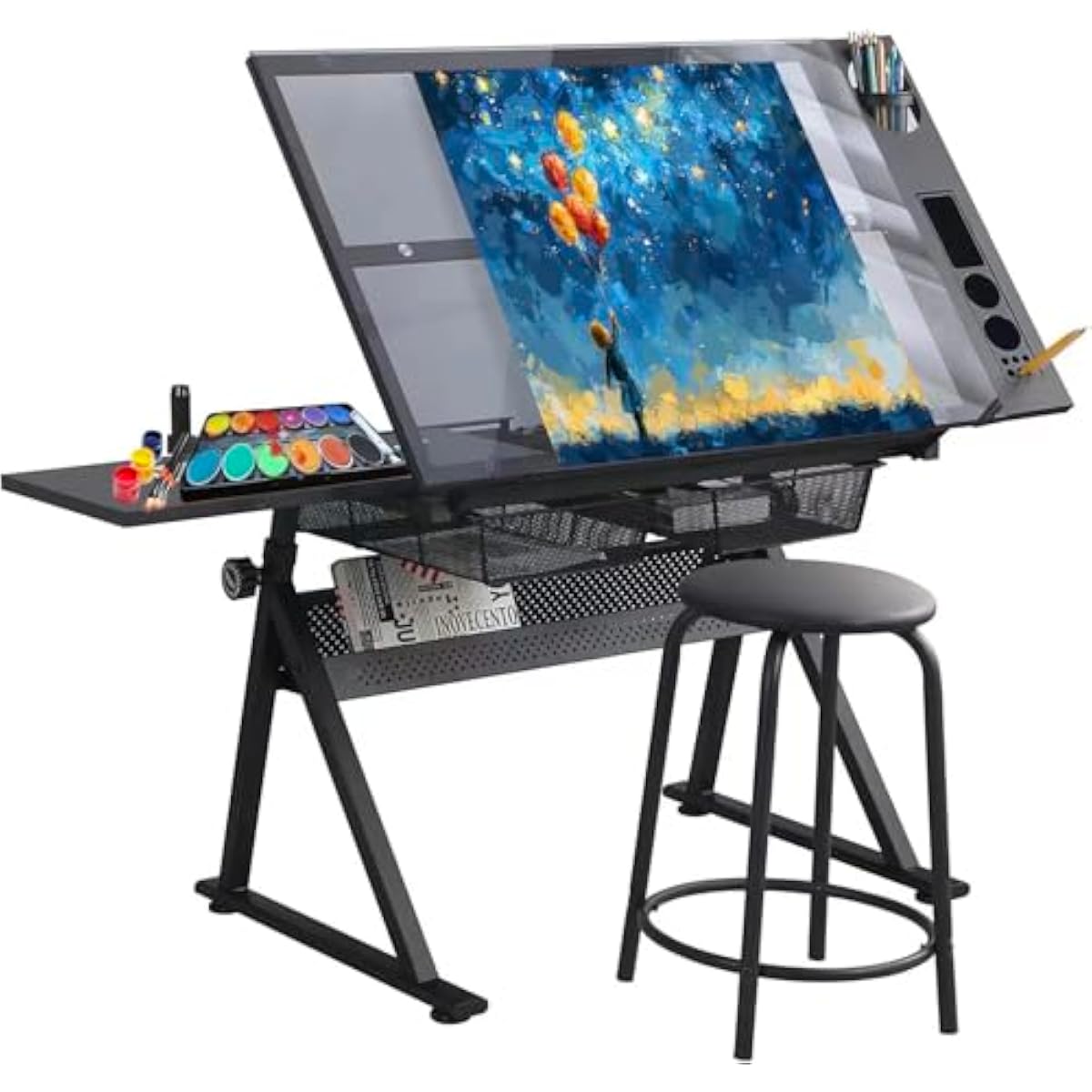Tops - مكتب رسم قابل لتعديل الارتفاع مع
