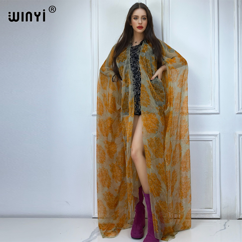 Boho Summer Beach Maxi Dress - WINYI ماكسي كيمونو الصيف منظور مثير