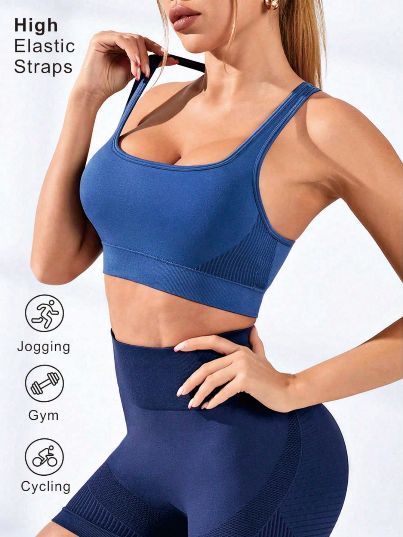 حمالة صدر رياضية نسائية بظهر م - مراجعة Seamless Ribbed Workout Tank Top وسعره