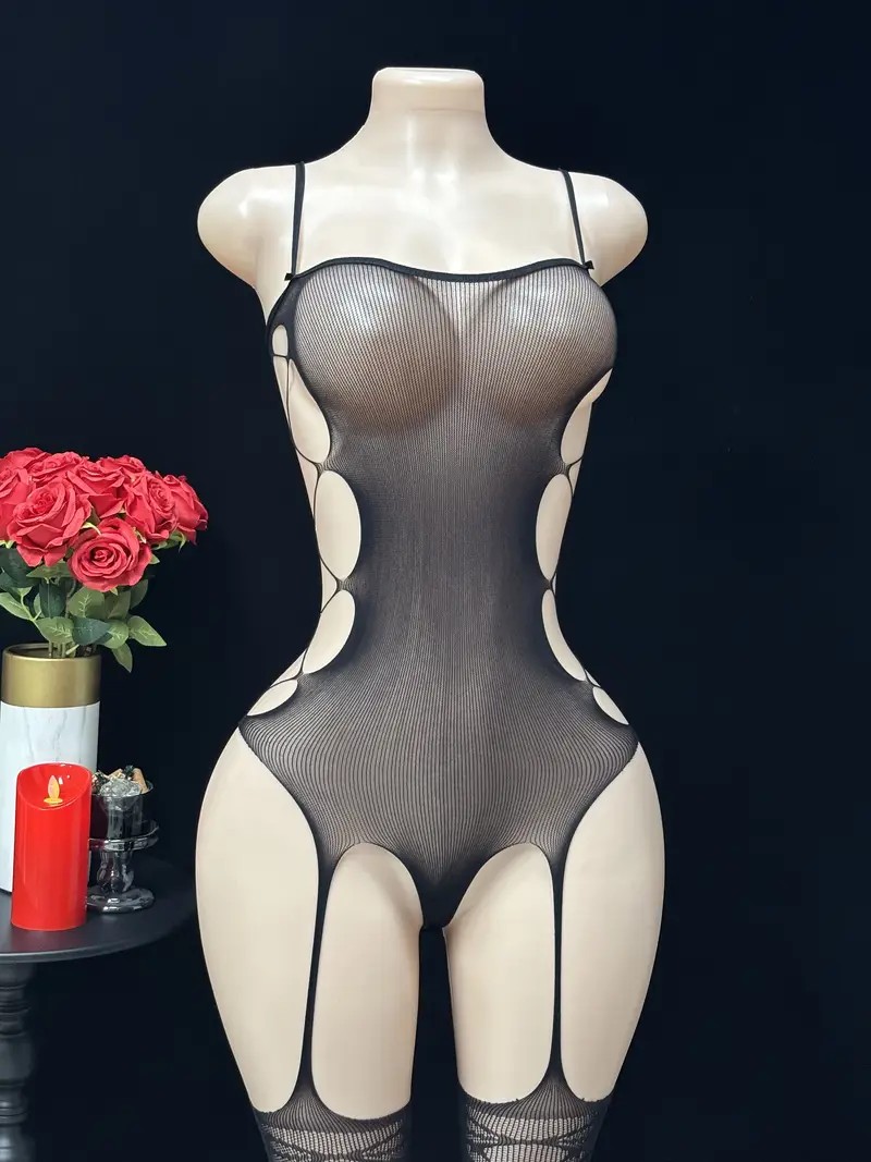 جمبسوت لانجري مثير بحمالات وتص - مراجعة Lingerie وسعره