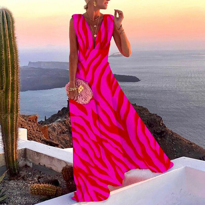 CPSYMYM فستان طويل أنيق للحفلا - مراجعة Boho Summer Beach Maxi Dress وسعره