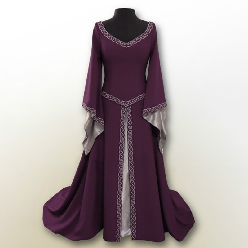 فستان ريترو بطول متوسط وياقة د - مراجعة Dresses وسعره