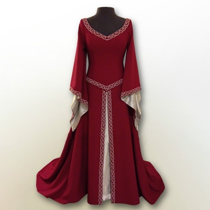 فستان ريترو بطول متوسط وياقة د - مراجعة Dresses وسعره