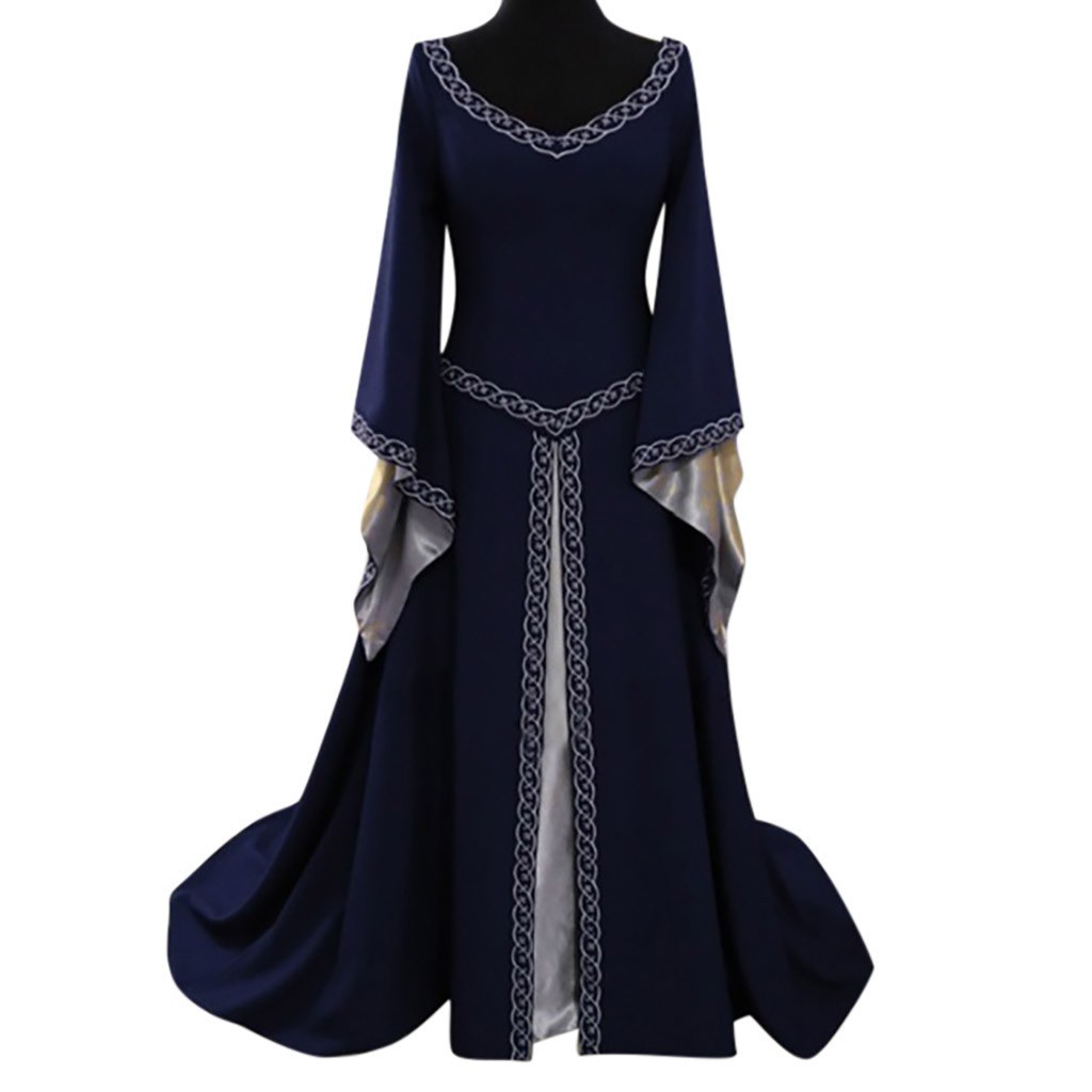 فستان ريترو بطول متوسط وياقة د - مراجعة Dresses وسعره