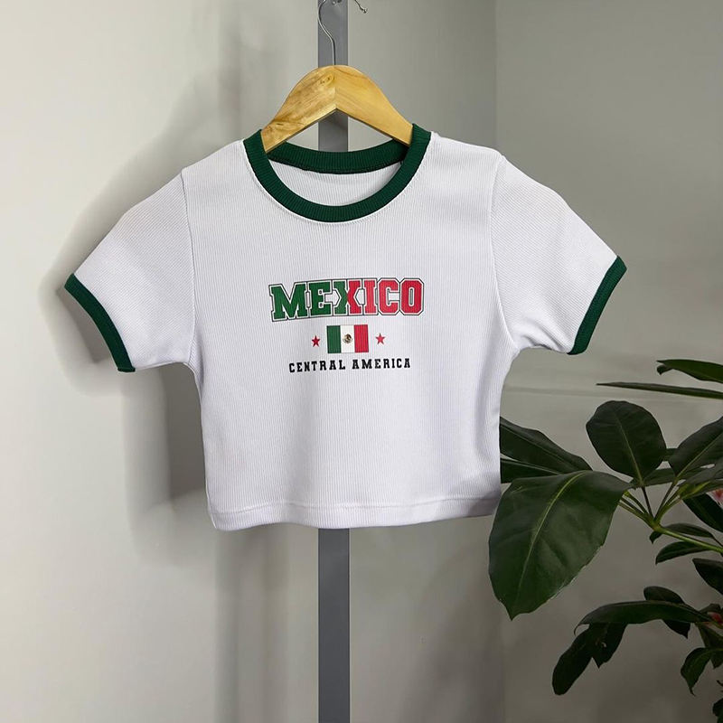 المكسيك Fairycore سليم تي شيرت - مراجعة Y2K Graphic Baby Tee Crop وسعره