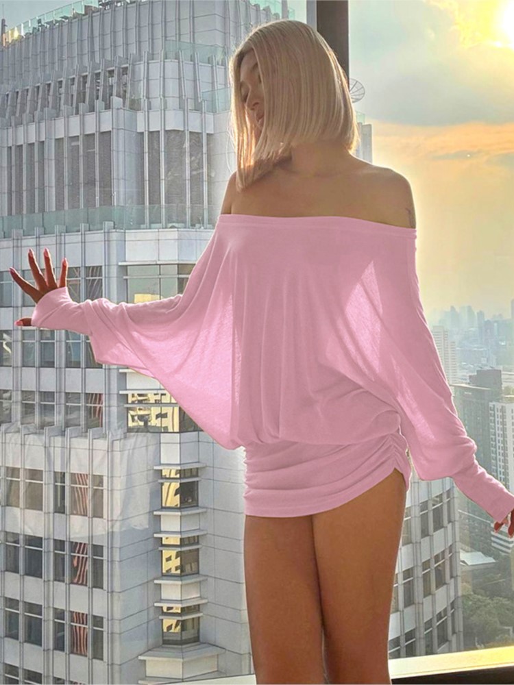 موضة جديدة قبالة الكتف شير فست - مراجعة Sexy Mesh Sheer Bodycon Dress وسعره