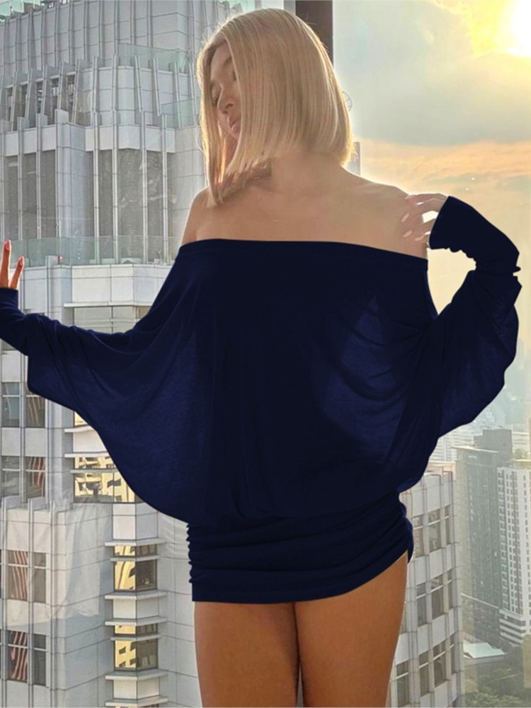 موضة جديدة قبالة الكتف شير فست - مراجعة Sexy Mesh Sheer Bodycon Dress وسعره