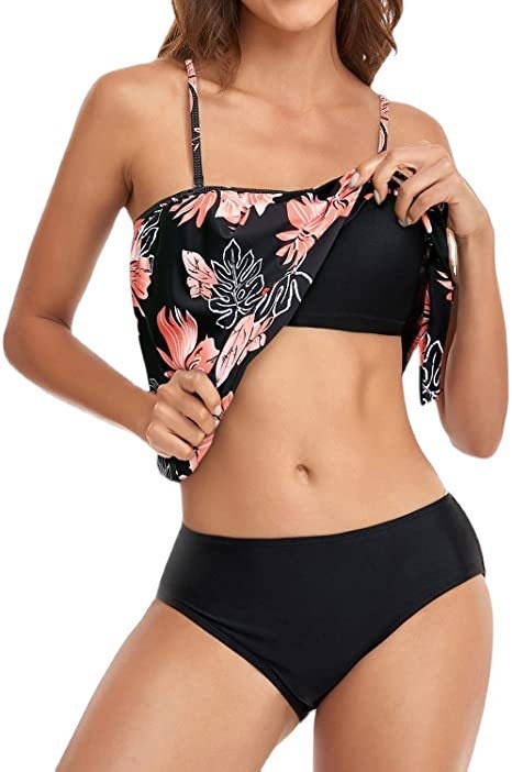 ملابس سباحة نسائية بيكيني بخصر - مراجعة Swimwear وسعره