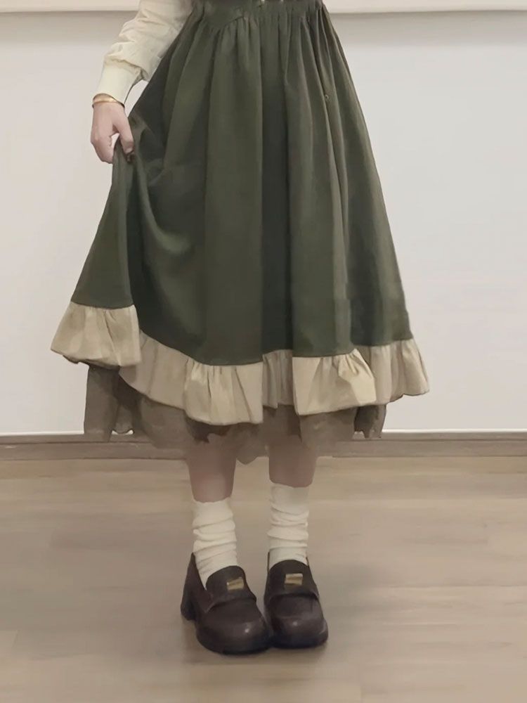 2025 جديد اليابانية الكورية Ka - مراجعة Korean Style A Line Shirt Dress وسعره