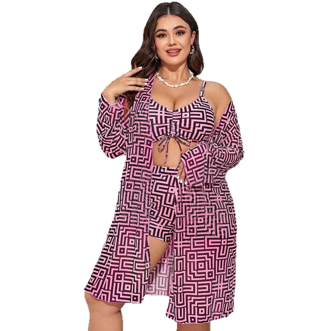بدلة سباحة من 3 قطع بمقاسات كب - مراجعة Tops وسعره