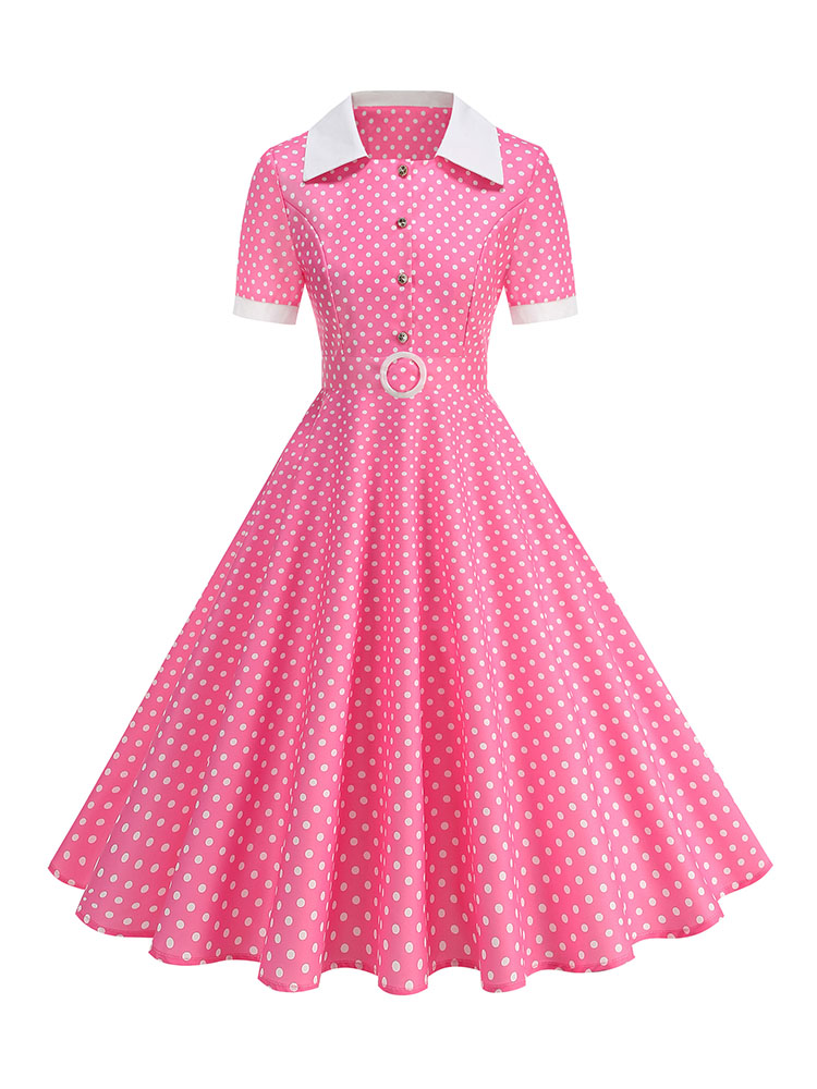 فستان نسائي صيفي عتيق الطراز ب - مراجعة French Vintage Floral Midi Dress وسعره