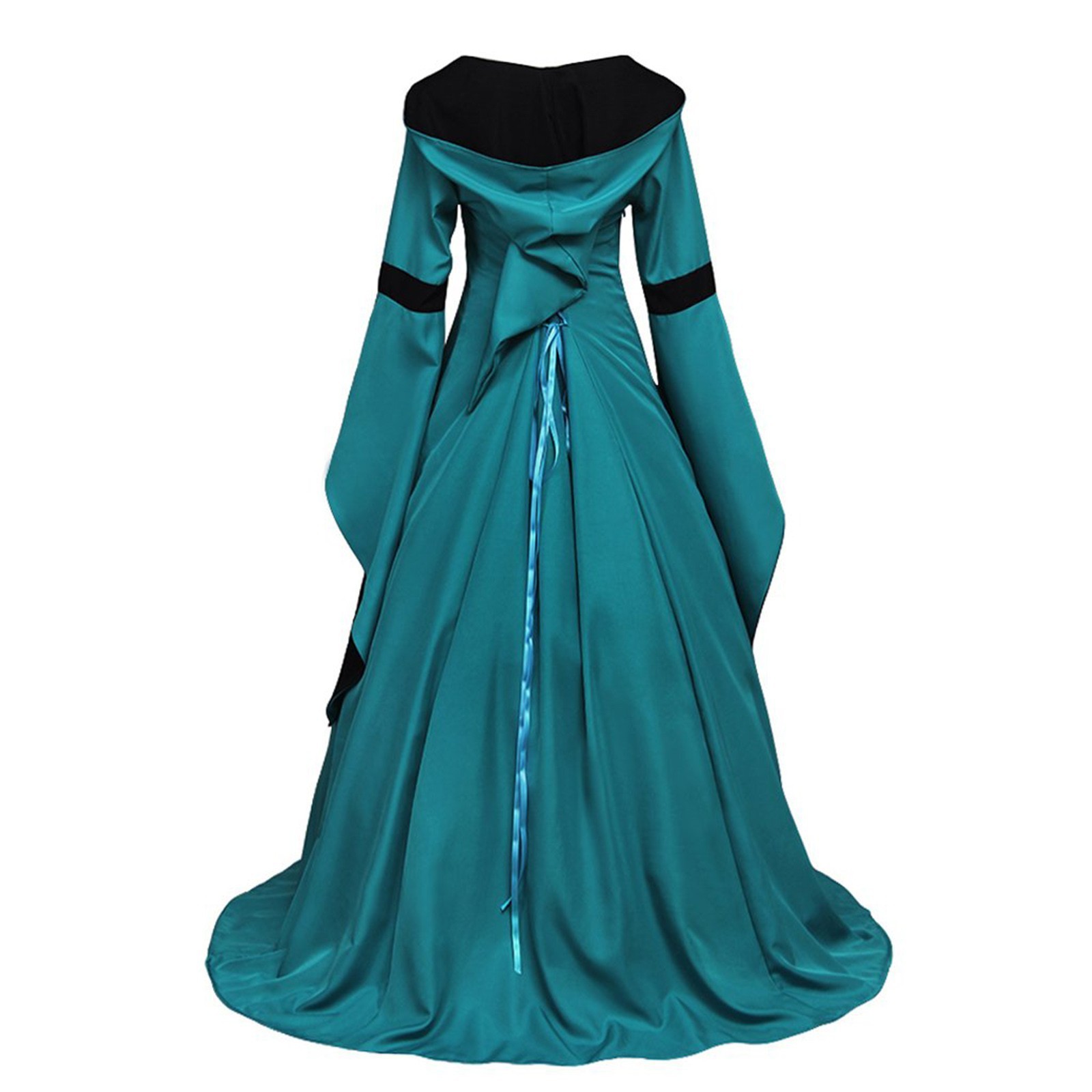 فستان بقصة أكمام جرسية وغطاء ر - مراجعة Dresses وسعره